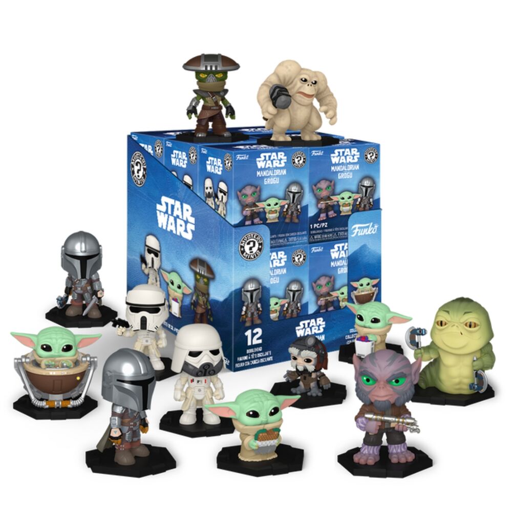 Minifiguras FUNKO Mystery Mini de Star Wars The Mandalorian y Grogu