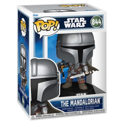 Figura Funko POP! de The Mandalorian con casco, armadura, capa y armas - 2