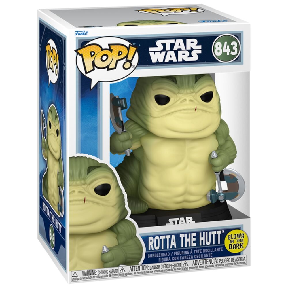 Figura Funko POP! de Rotta the Hutt con base de Star Wars - 2