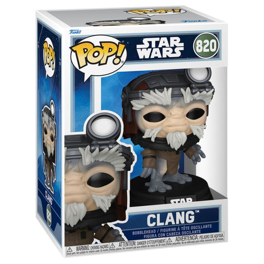Figura Funko POP Star Wars The Mandalorian y Grogu Clang - 2