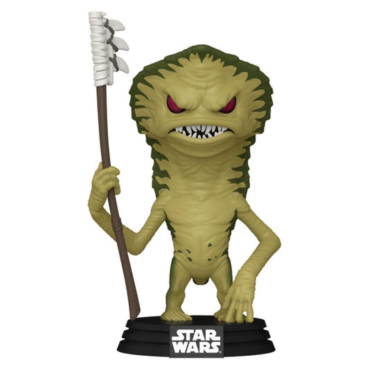 Figura Funko POP Amani de Star Wars con bastón y base negra