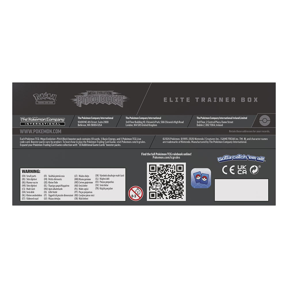 Elite Trainer Box Pokémon Mega Evolution Pitch Black en inglés - 2