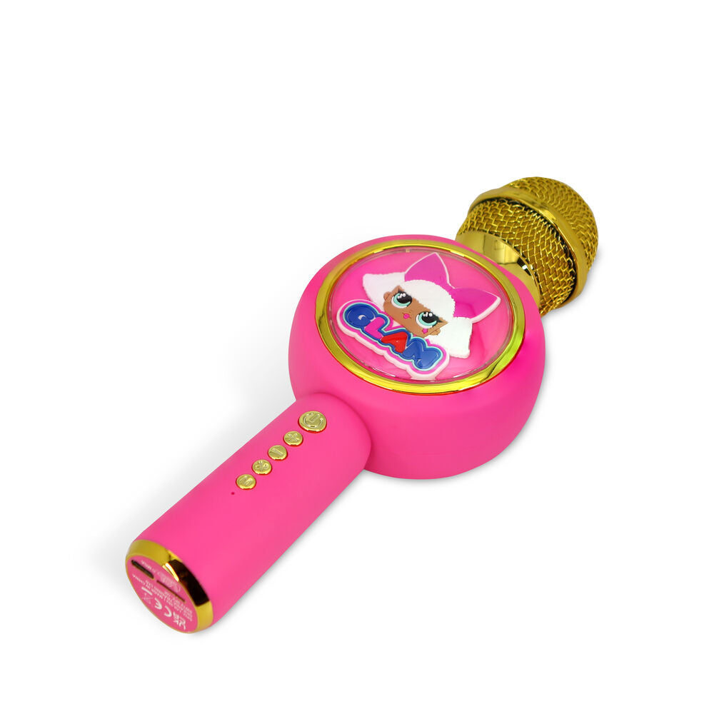 Micrófono inalámbrico rosa Glam L.O.L. Surprise con luces LED - 2