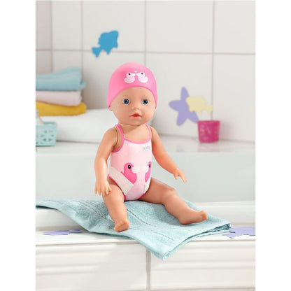 Muñeca Nadadora Baby Born de 30 cm con bañador y gorro - 4