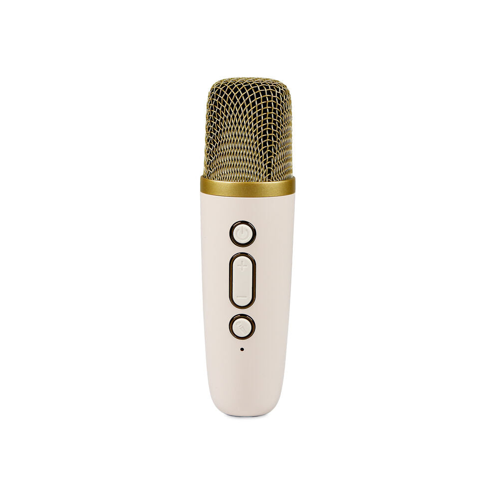 Altavoz karaoke cream KPop Demon Hunters con micrófono y luces LED - 7