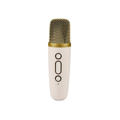 Altavoz karaoke cream KPop Demon Hunters con micrófono y luces LED - 7