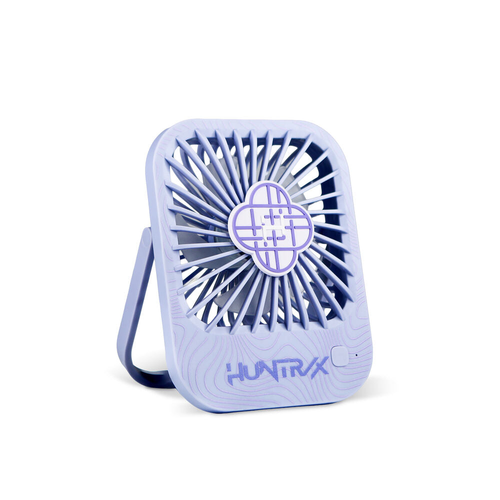 Ventilador de escritorio lila Huntrix KPop Demon Hunters