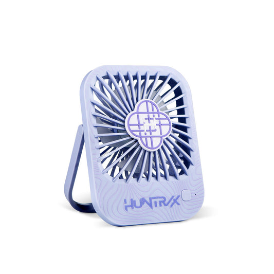 Ventilador de escritorio lila Huntrix KPop Demon Hunters