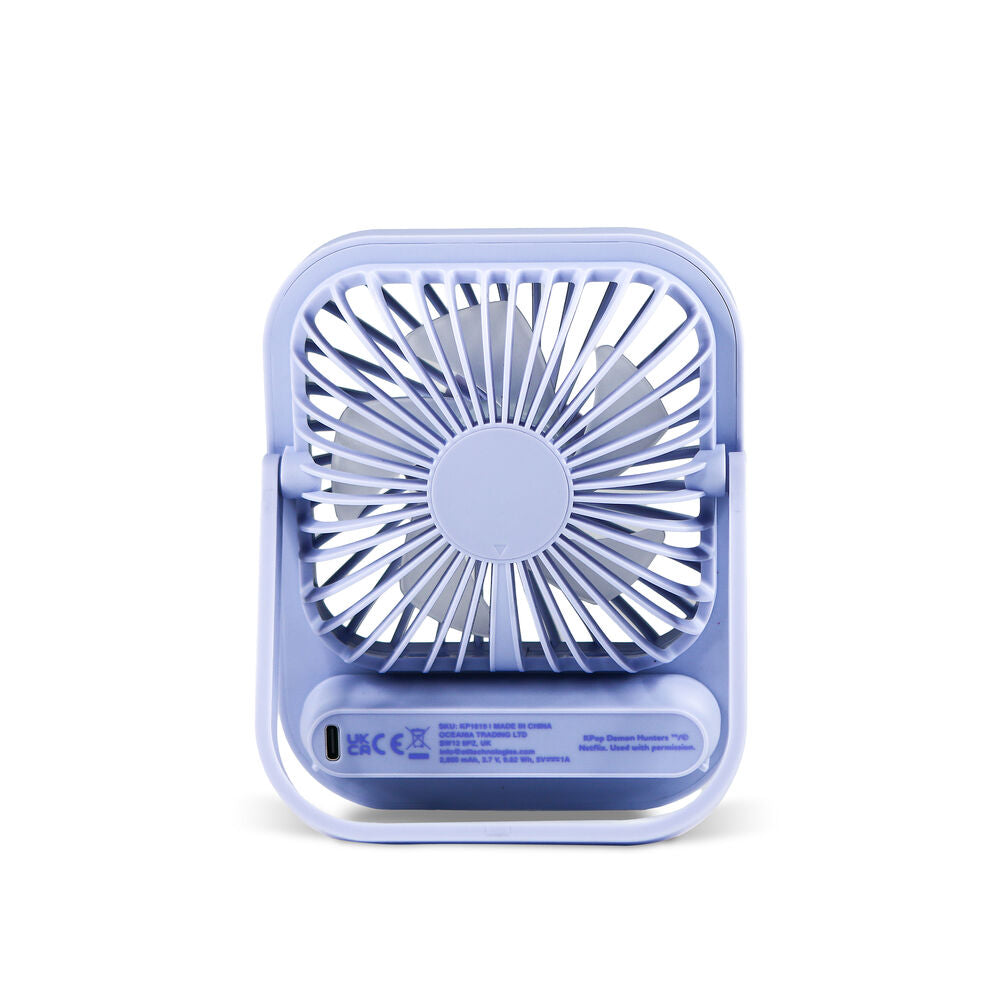 Ventilador de escritorio lila Huntrix KPop Demon Hunters - 6