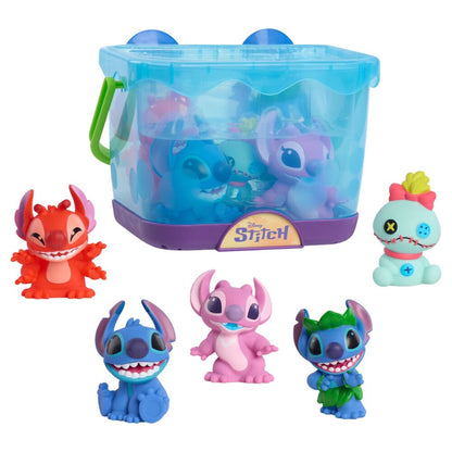 Set de cinco figuras de baño Stitch Disney de JUST PLAY - 2