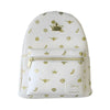 Mochila blanca Disney Princess Icons Loungefly con estampado dorado