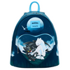 Mochila Loungefly azul de Toothless y Light Fury con diseño de dragones