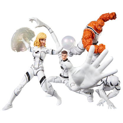 Figuras Marvel Legends de The Thing e Invisible Woman con accesorios - 11