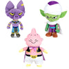 Peluches surtidos de Dragon Ball de Beerus, Piccolo y Majin Buu
