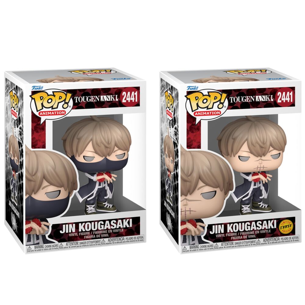 Figura Funko POP! de Jin Kougasaki de Tougen Anki en caja