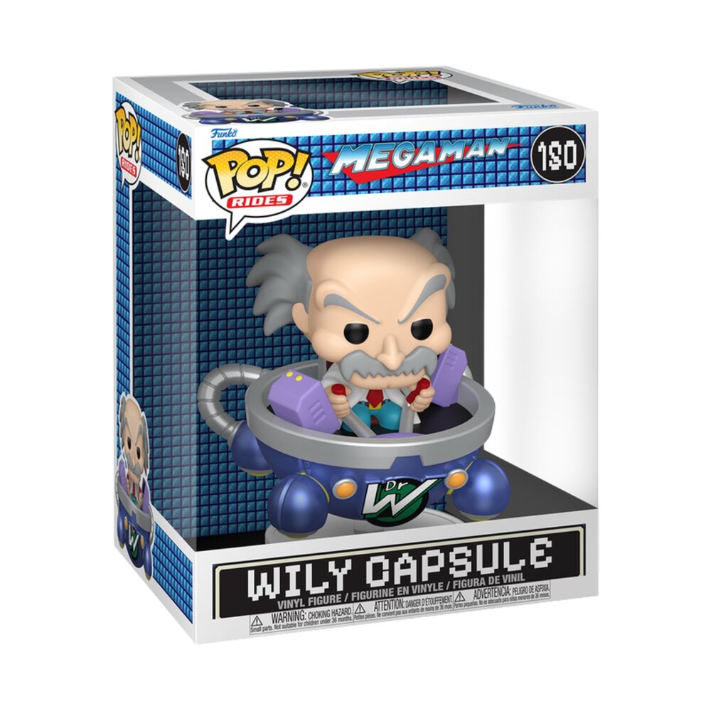 Figura Funko POP! Rides de Dr. Wily en la Wily Capsule de Mega Man