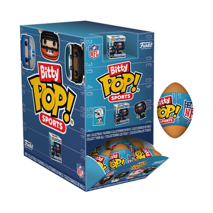 Figura FUNKO Bitty POP! Sports NFL mystery en envase con forma de balón