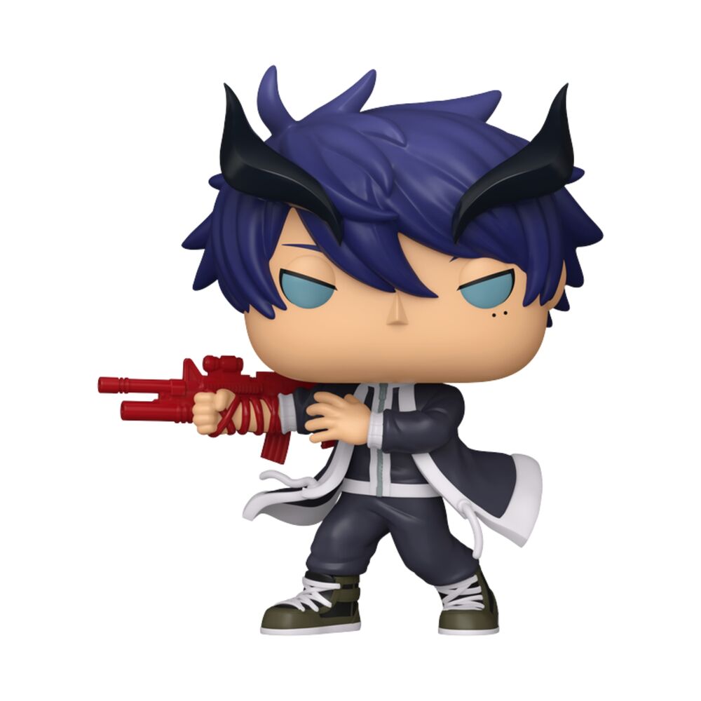 Figura Funko POP Shiki Ichinose con cabello azul y cuernos negros