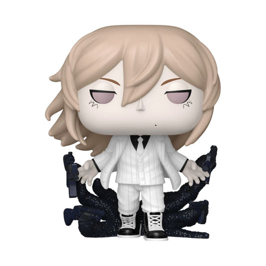 Figura Funko POP Mikado Momodera con traje blanco y escena oscura