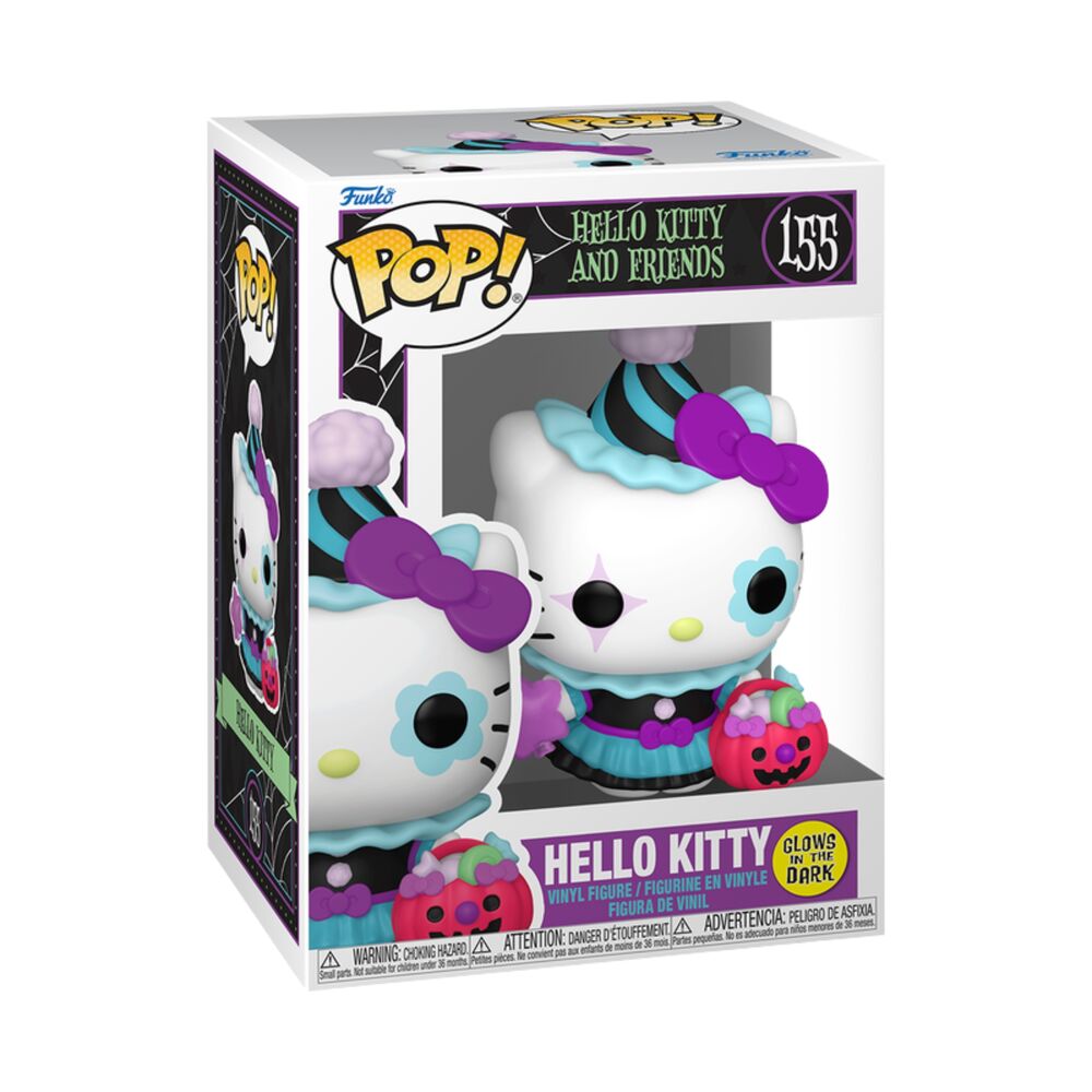 Figura Funko POP! Hello Kitty Spooky Glow con calabaza y caja - 3