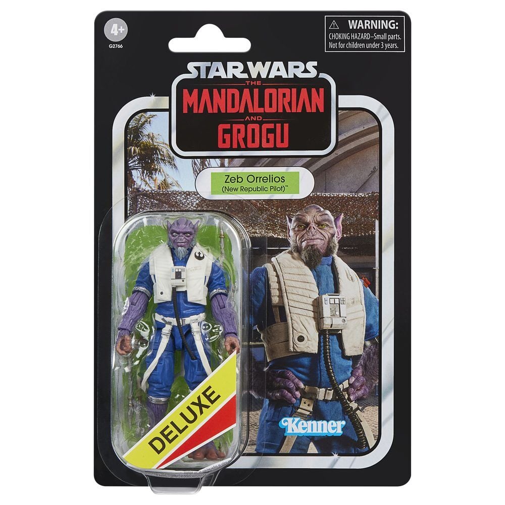 Figura Zeb Orrelios de Star Wars con uniforme azul y blanco - 2