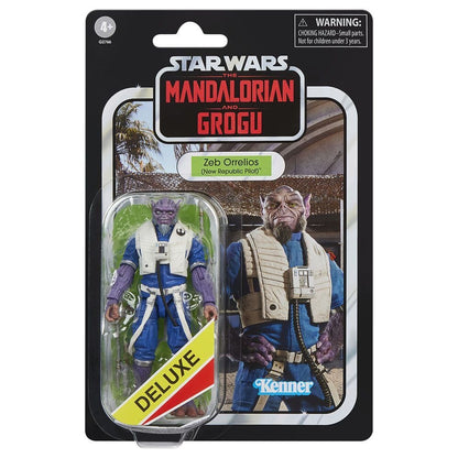 Figura Zeb Orrelios de Star Wars con uniforme azul y blanco - 2