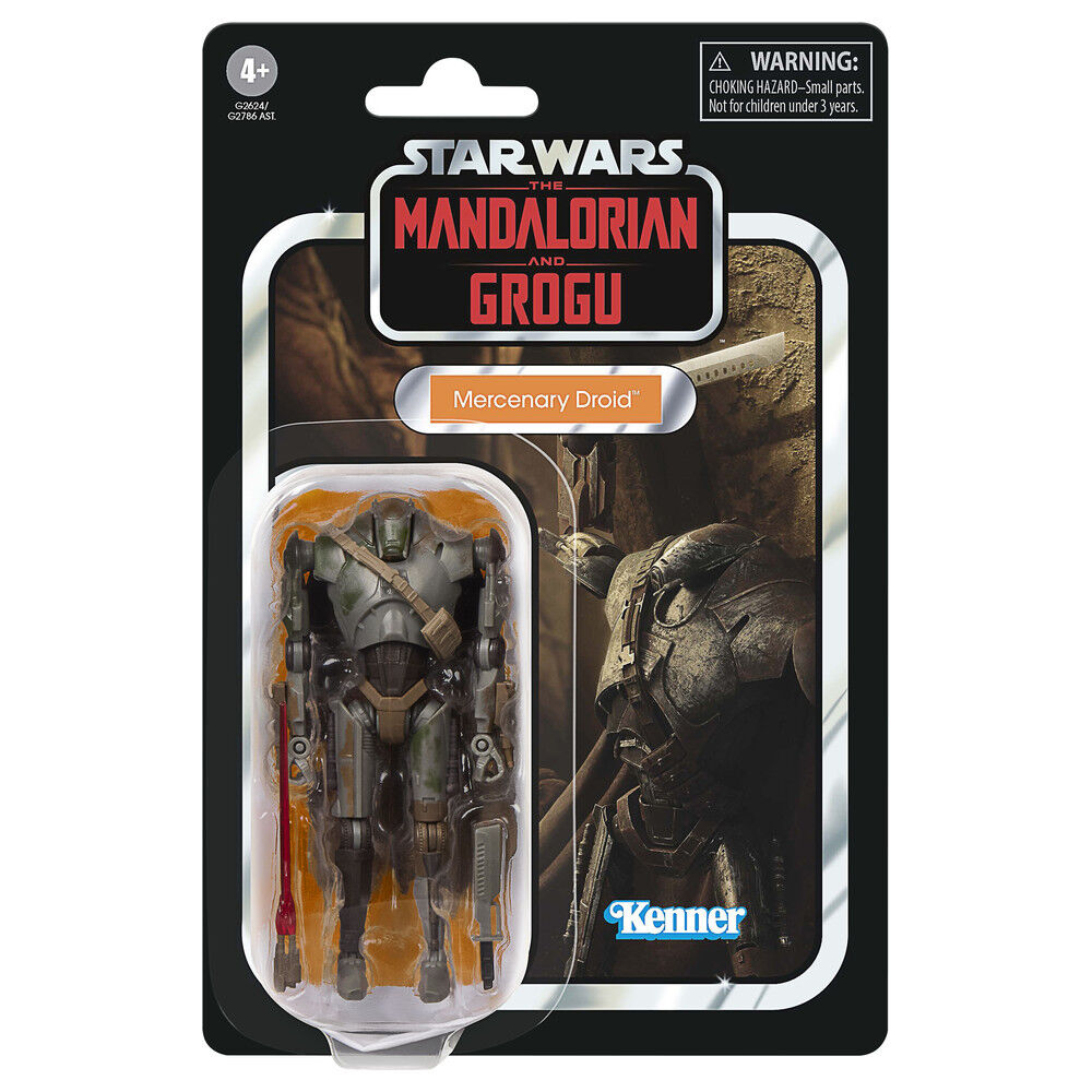 Figura Mercenary Droid de Star Wars The Mandalorian y Grogu de 9,5 cm