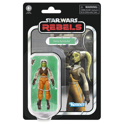 Figura Vintage de Hera Syndulla de Star Wars Rebels en blíster
