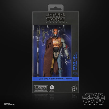 Figura Mercenary Guard Droid de Star Wars The Black Series con capa y bastón - 2