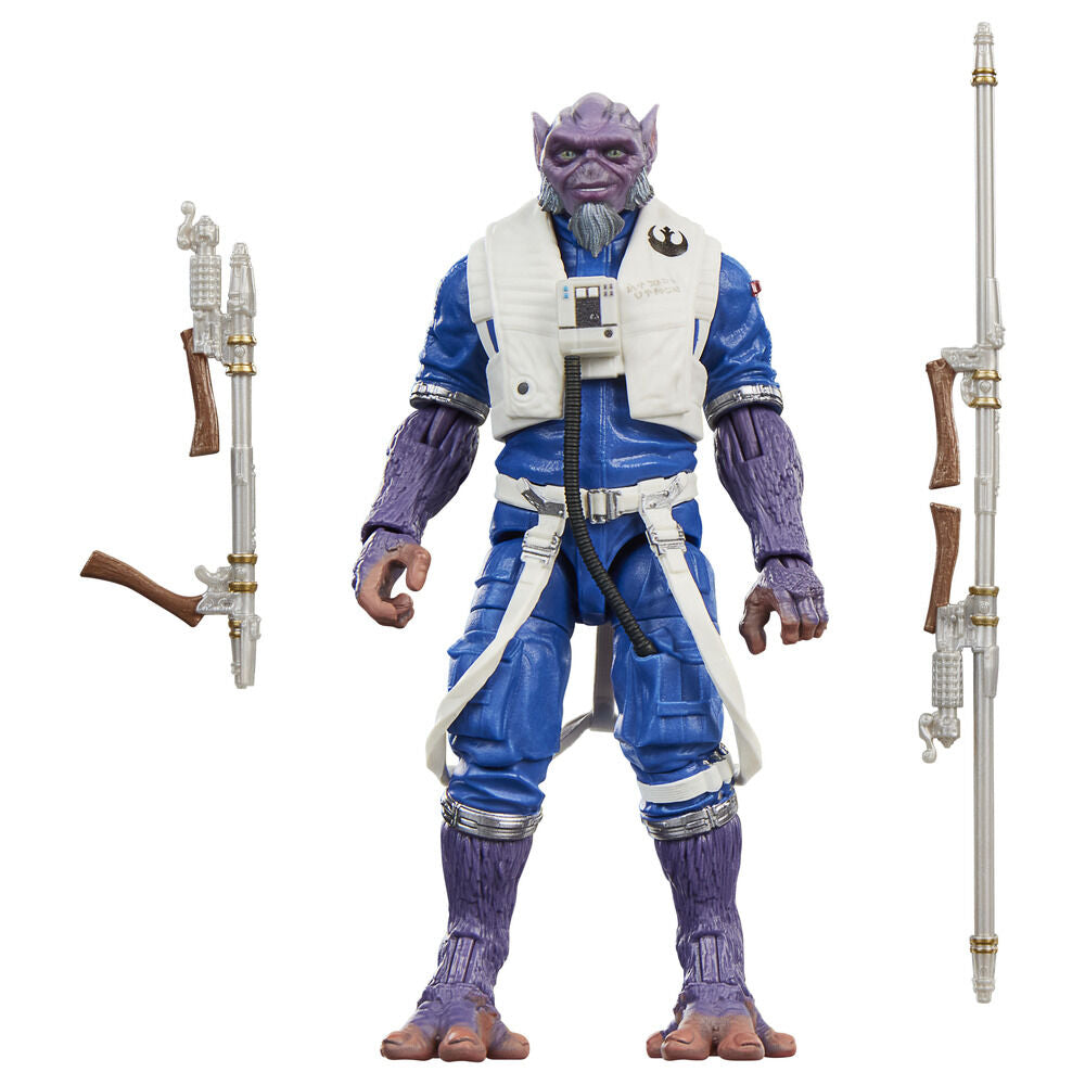 Figura Zeb Orrelios de Star Wars con uniforme azul y blanco