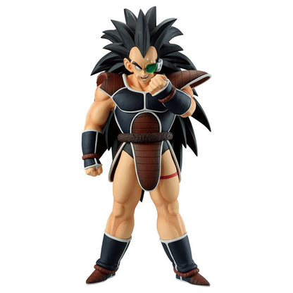 Figura Ichibansho de Raditz con armadura saiyajin y visor verde