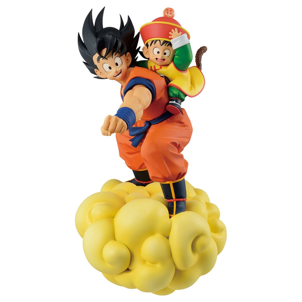 Figura Ichibansho de Son Goku y Son Gohan sobre la nube voladora