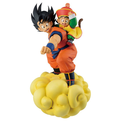 Figura Ichibansho de Son Goku y Son Gohan sobre la nube voladora
