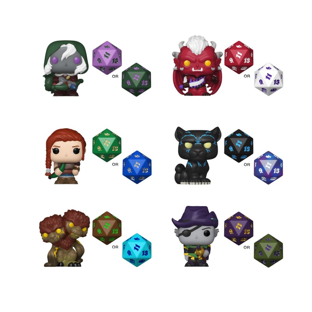 Expositor de figuras Funko Bitty POP! de Dungeons & Dragons - 2
