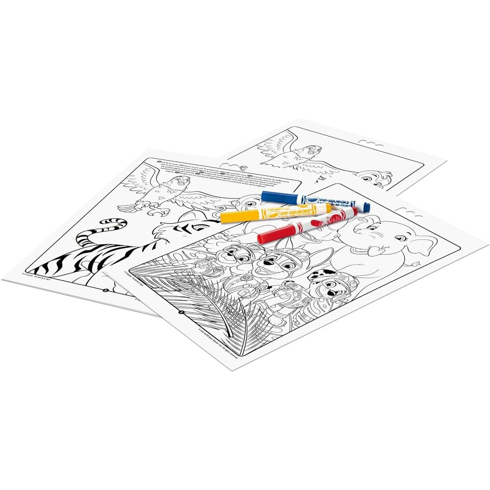 Libro de actividades Crayola Paw Patrol Jungle Pups con 7 rotuladores - 3