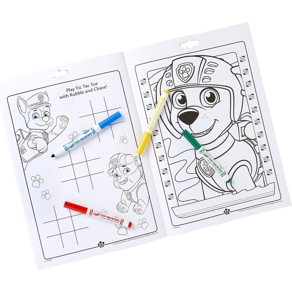 Libro de actividades Crayola Paw Patrol Jungle Pups con 7 rotuladores - 4