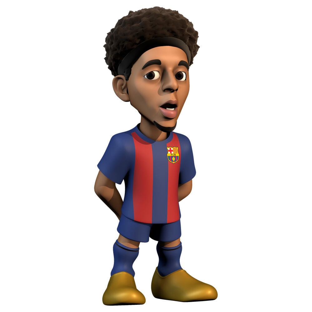 Figura MINIX de Koundé con la camiseta del F.C. Barcelona