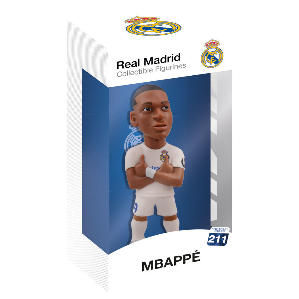 Figura MINIX de Mbappé con la equipación del Real Madrid