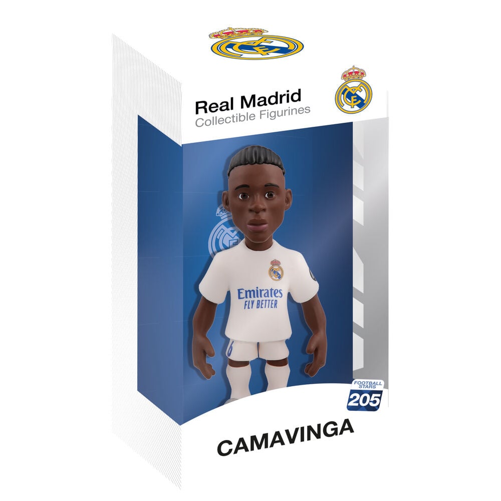 Figura MINIX de Camavinga con la equipación del Real Madrid