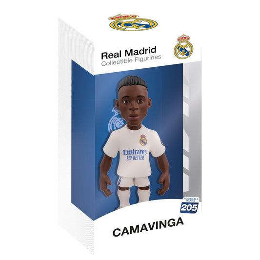 Figura MINIX de Camavinga con la equipación del Real Madrid