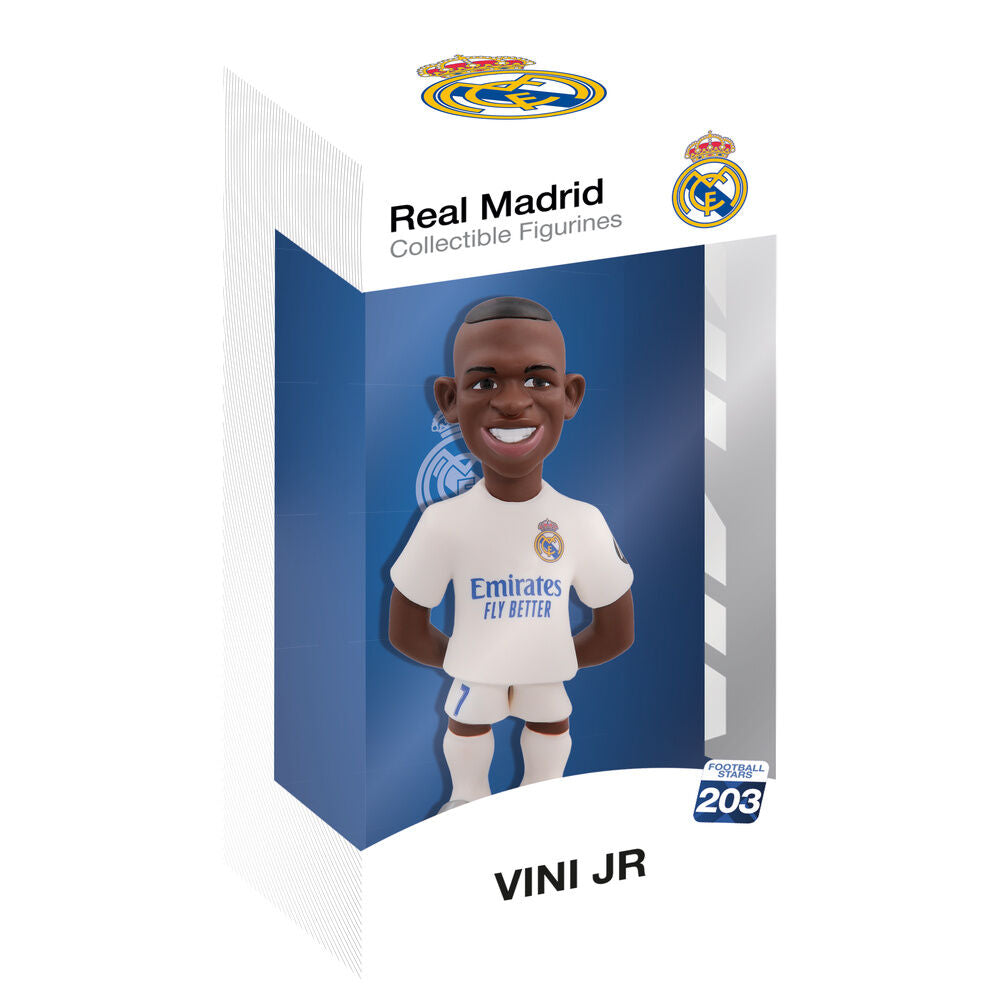 Figura MINIX de Vini Jr. con la equipación del Real Madrid