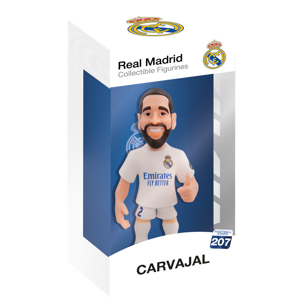 Figura MINIX de Carvajal con la equipación blanca del Real Madrid