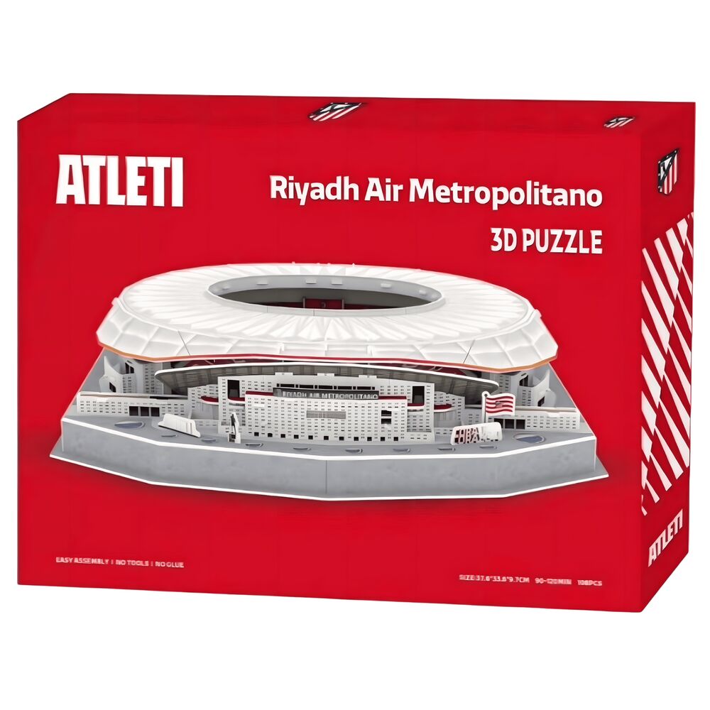 Puzzle 3D del estadio Riyadh Air Metropolitano del Atlético de Madrid