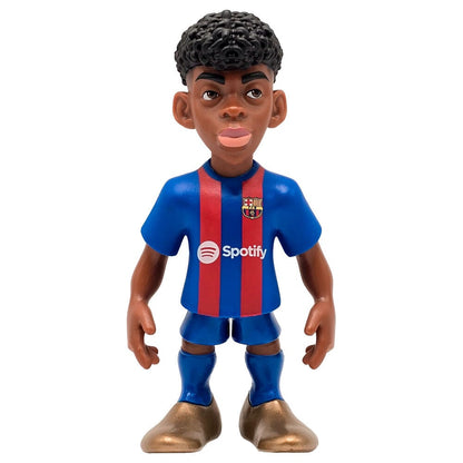 Figura MINIX de Lamine Yamal con uniforme del F.C. Barcelona