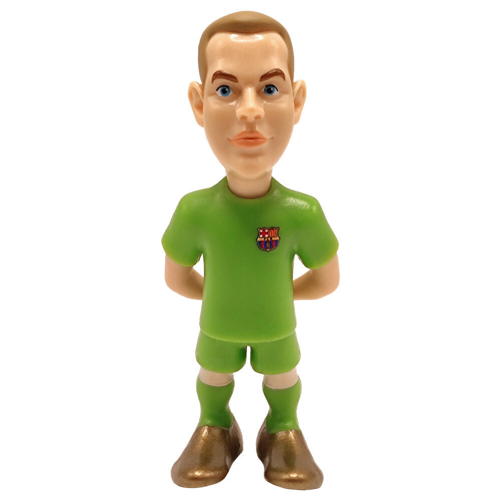 Figura MINIX de Ter Stegen con uniforme verde del F.C. Barcelona