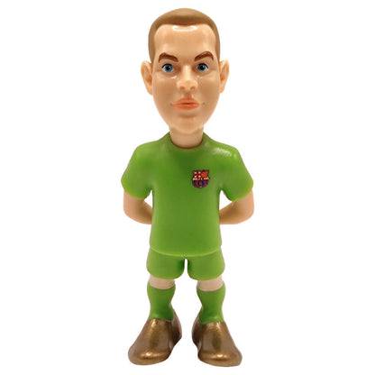 Figura MINIX de Ter Stegen con uniforme verde del F.C. Barcelona