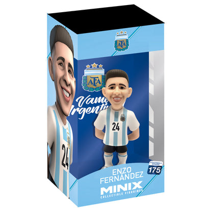 Figura MINIX de Enzo Fernández con la camiseta de Argentina