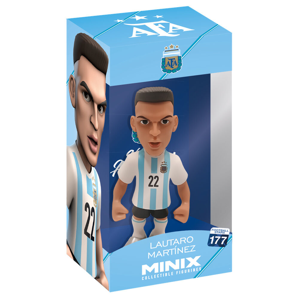 Figura MINIX de Lautaro Martínez con la camiseta de Argentina