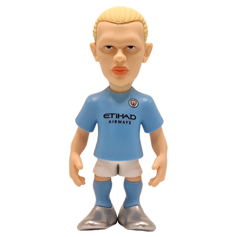 Figura MINIX de Haaland con la camiseta del Manchester City