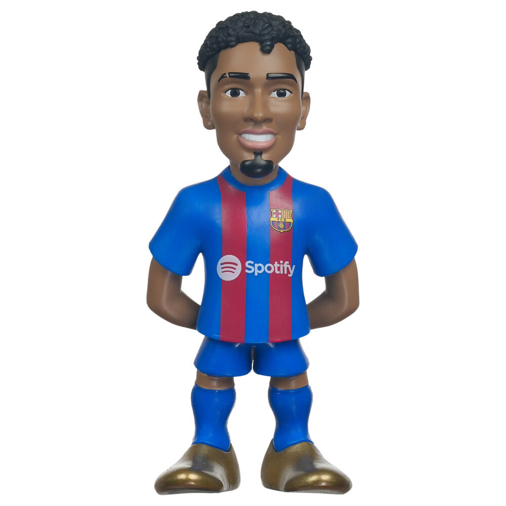 Figura MINIX de Raphinha con la equipación del F.C. Barcelona en su caja - 3